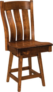 Chesterton Hardwood Swivel Bar Stool