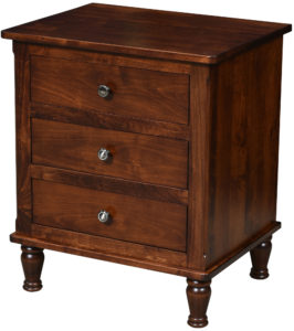 Roxanne Three Drawer Nightstand