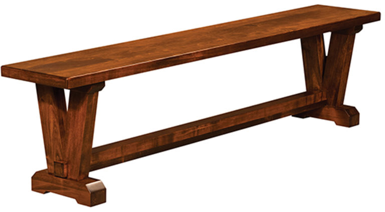 Amish Victor Dining Bench