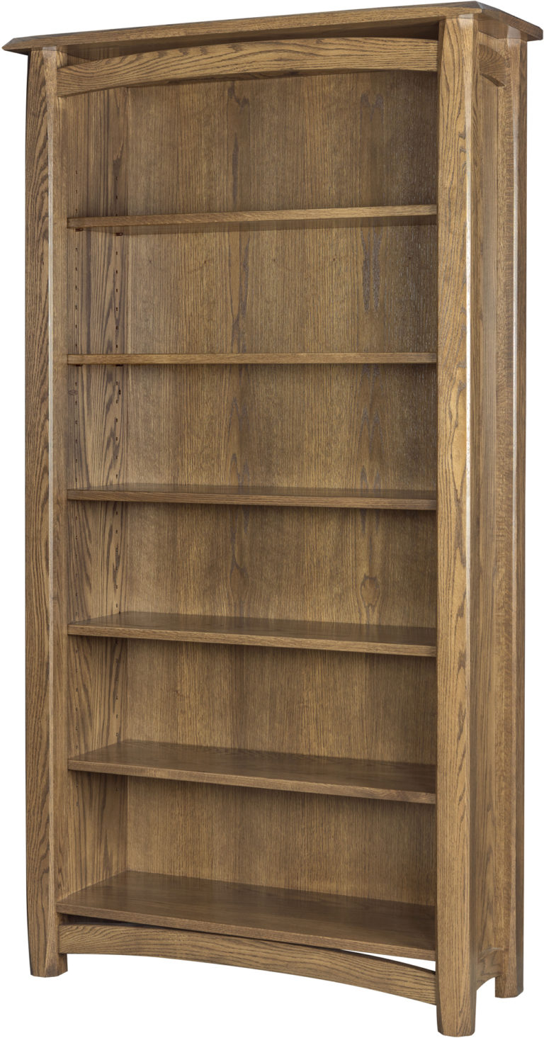 Amish Kumberlin Bookcase with Adjustable Shelving