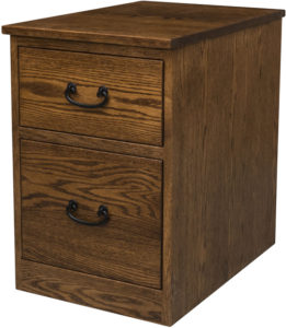 Noble Mission Two Drawer Mobile Pedestal