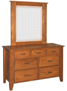 Ashton Seven Drawer Dresser with Mirror