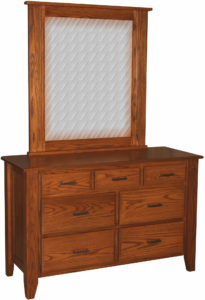 Ashton Seven Drawer Dresser with Mirror