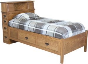 Headboard Storage Bed