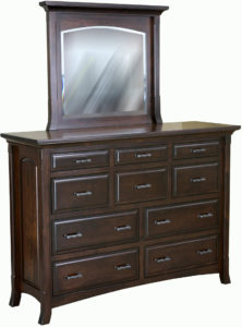 Homestead 10 Drawer Mule Dresser