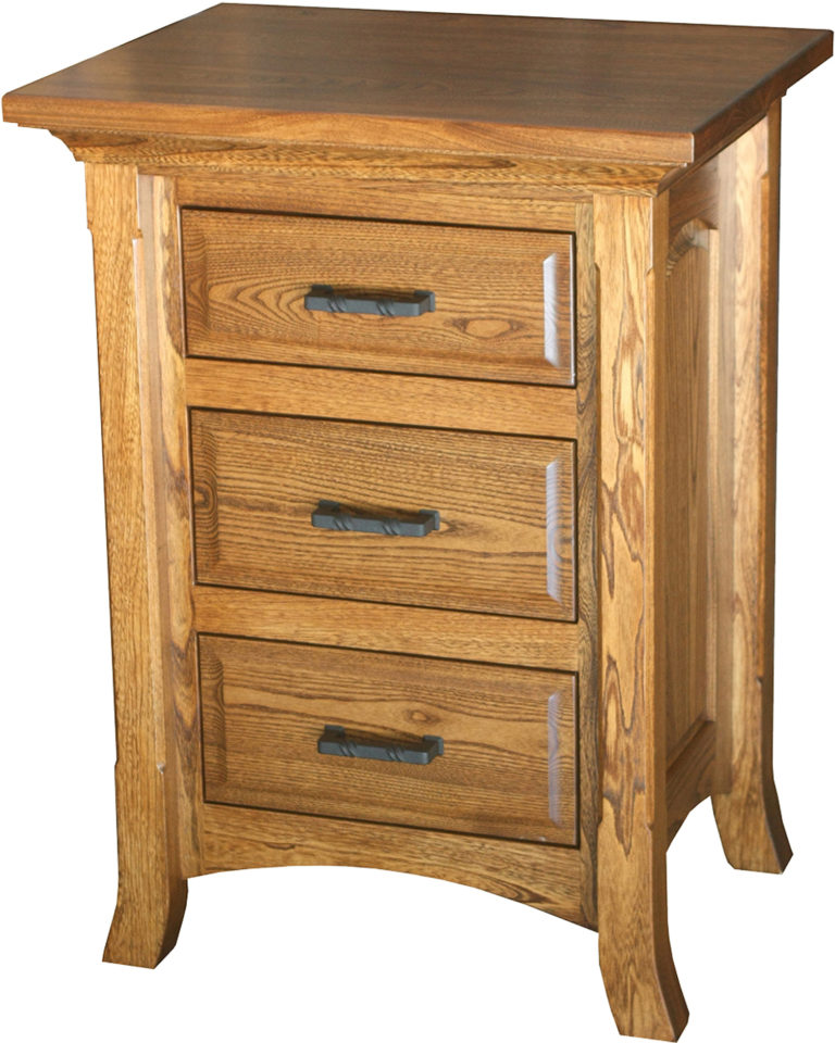 Amish Grey Elm Homestead Nightstand