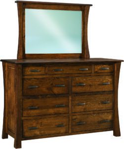 Vandalia 9 Drawer Mule Dresser