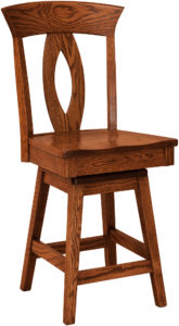 Brookfield Hardwood Swivel Bar Stool