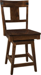 Lahoma Hardwood Swivel Bar Stool