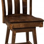 Pierre Hardwood Swivel Bar Stool