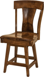 Ramsey Hardwood Swivel Bar Stool