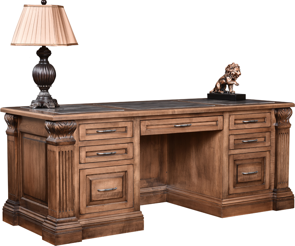 Montereau Executive Desk Amish Montereau Executive Desk