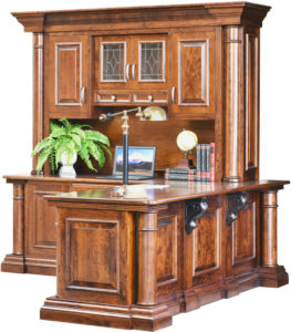 Paris Corner Desk and Hutch