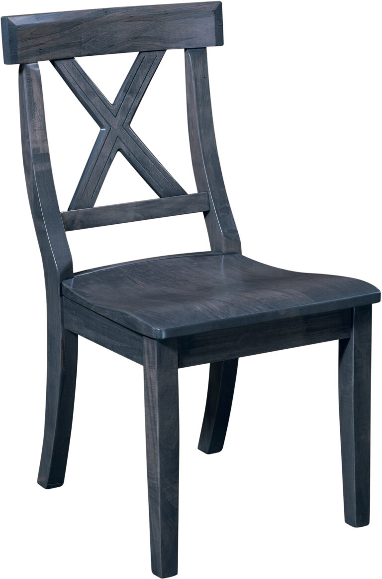 Amish Vornado Side Chair with Indigo Stain