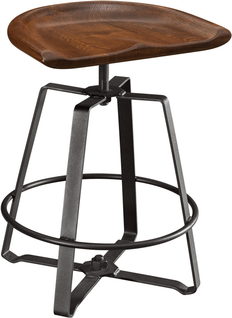 Amish Iron Craft Barstool