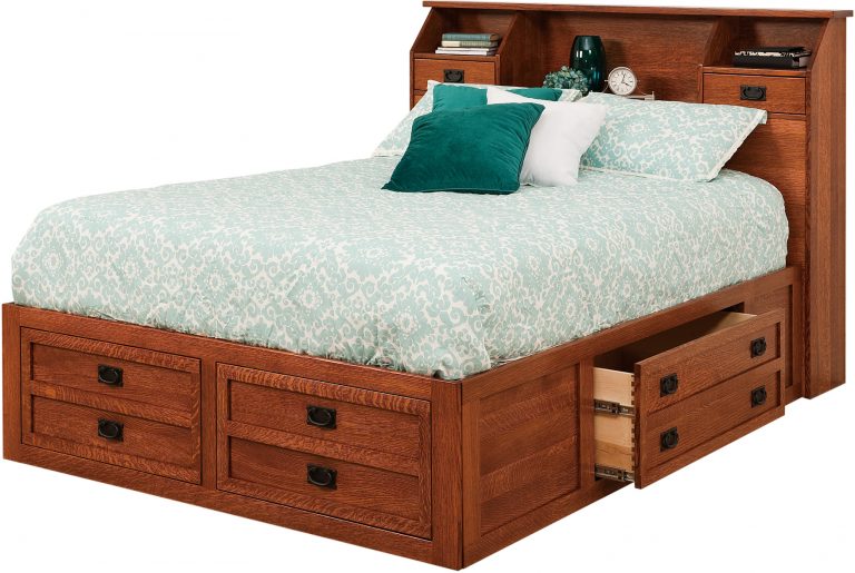 Amish Jacobson Storage Bed