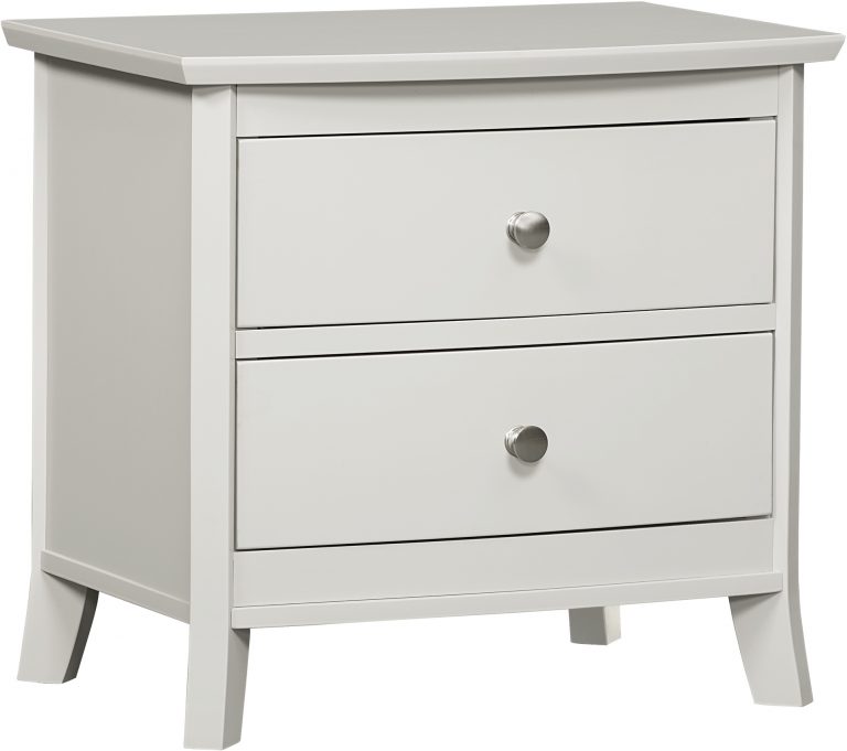 Amish Laurel Two Drawer Nightstand