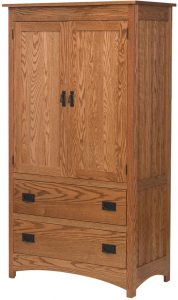 Schwartz Mission Two Drawer Armoire