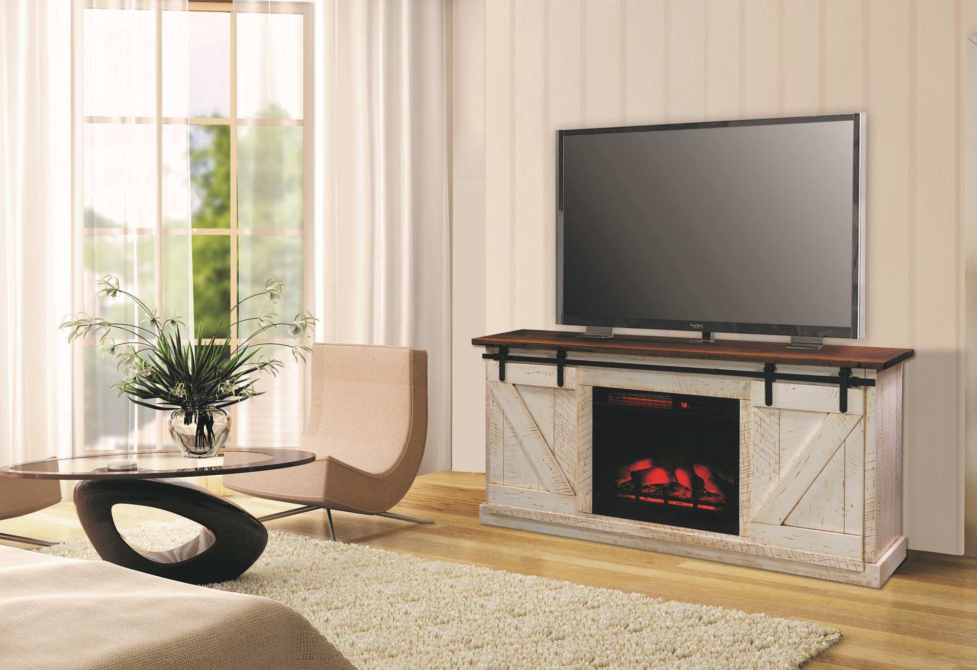 Durango Fireplace TV Stand Amish Durango Fireplace TV Stand