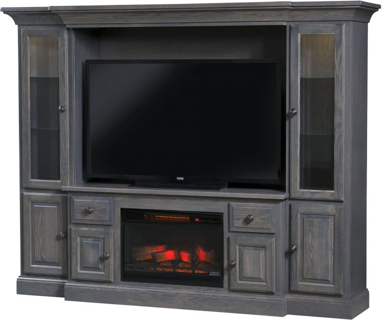 Amish Kincade Fireplace Entertainment Center