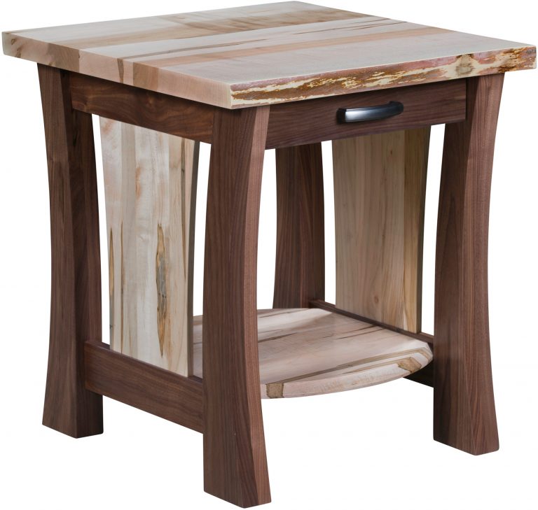 Amish Legacy Live Edge End Table