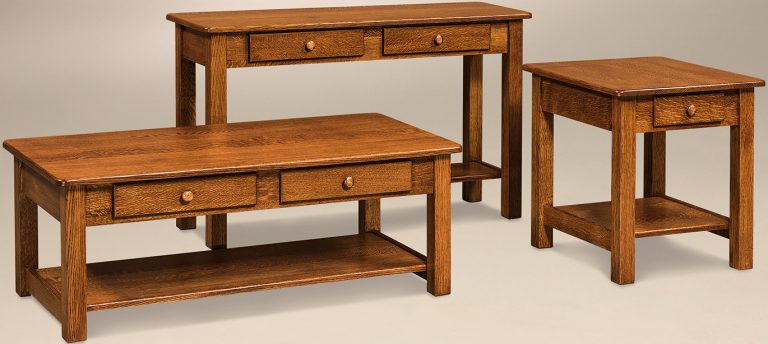 Amish Contemporary Mission Occasional Table Set