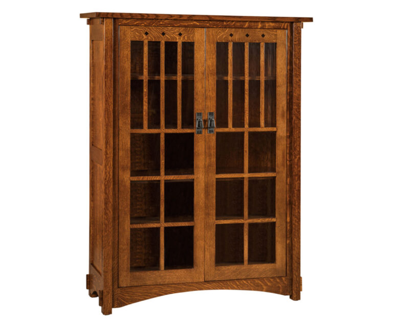Custom Dynasty Mission Four Shelf Bookcase