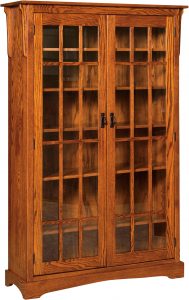 Walker Mission XL Two Door Bookcase