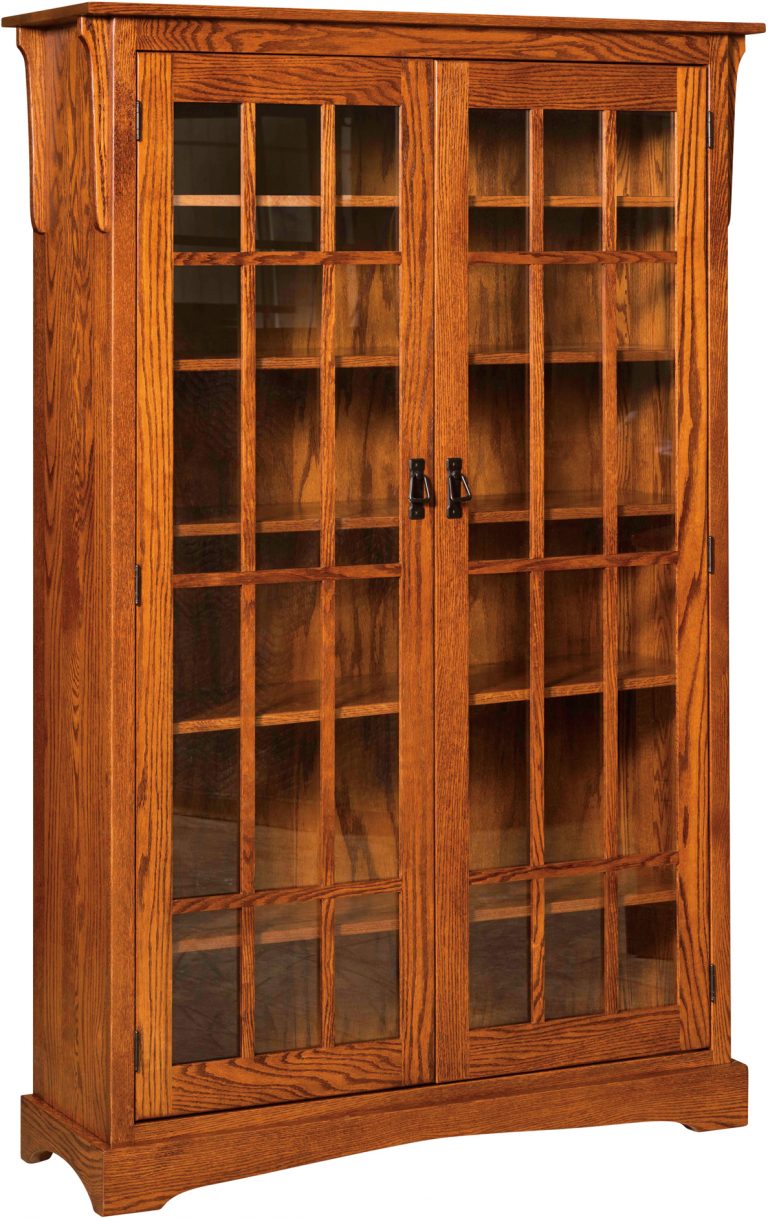 Amish Walker Mission XL Two Door Bookcase
