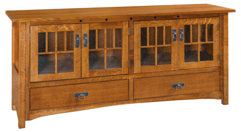 Custom Dynasty Mission TV Stand