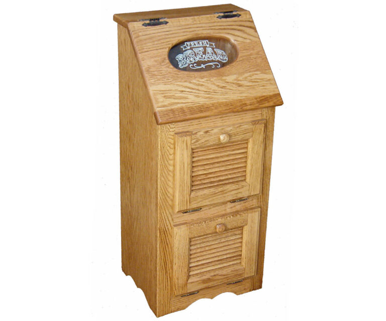 Custom Veggie Bin with Louver Doors