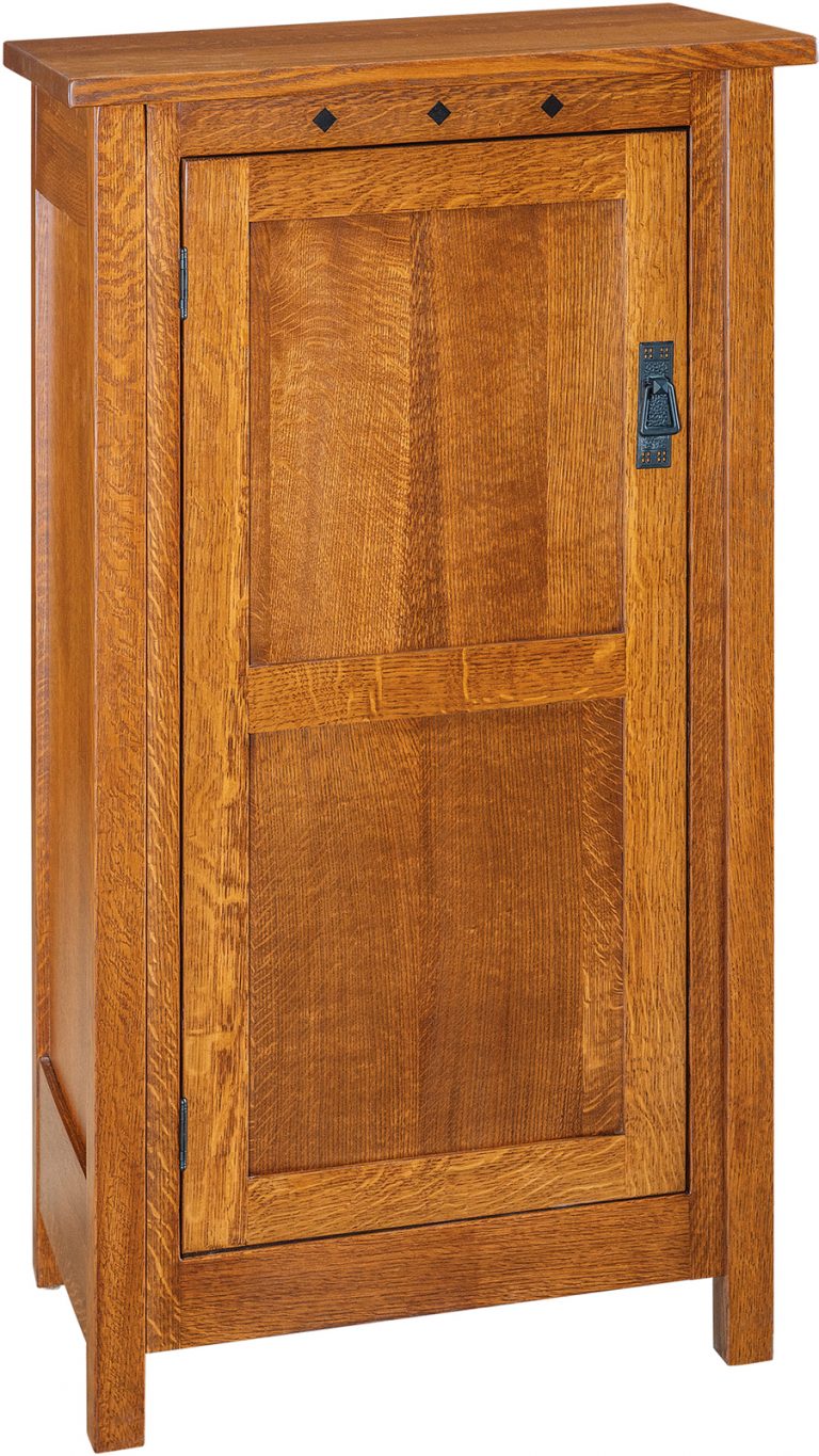 Amish Dynasty Mission One Door Jelly Cupboard