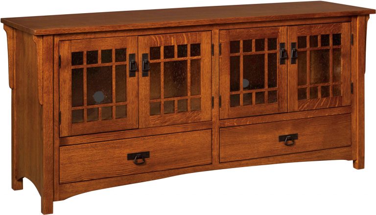 Amish Midway Mission Extra Large TV Cabinet