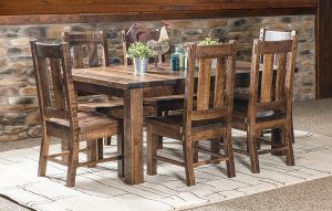 Santa Fe Leg Table Dining Room Set