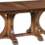 Granite Double Pedestal Dining Table