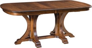 Granite Double Pedestal Dining Table