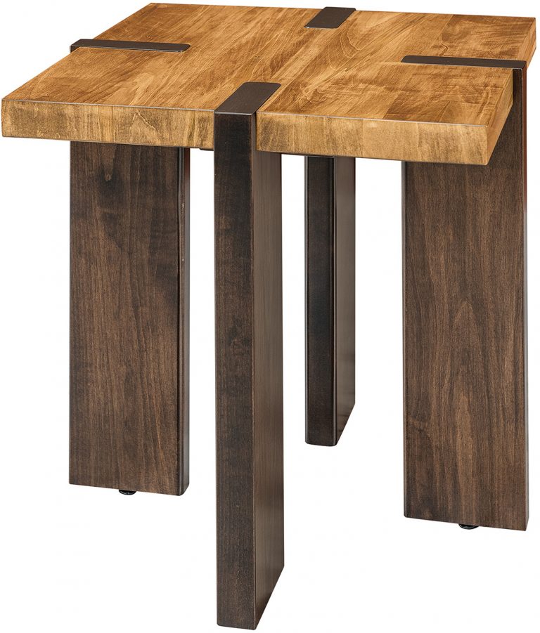 Amish Olympic Two-Tone End Table