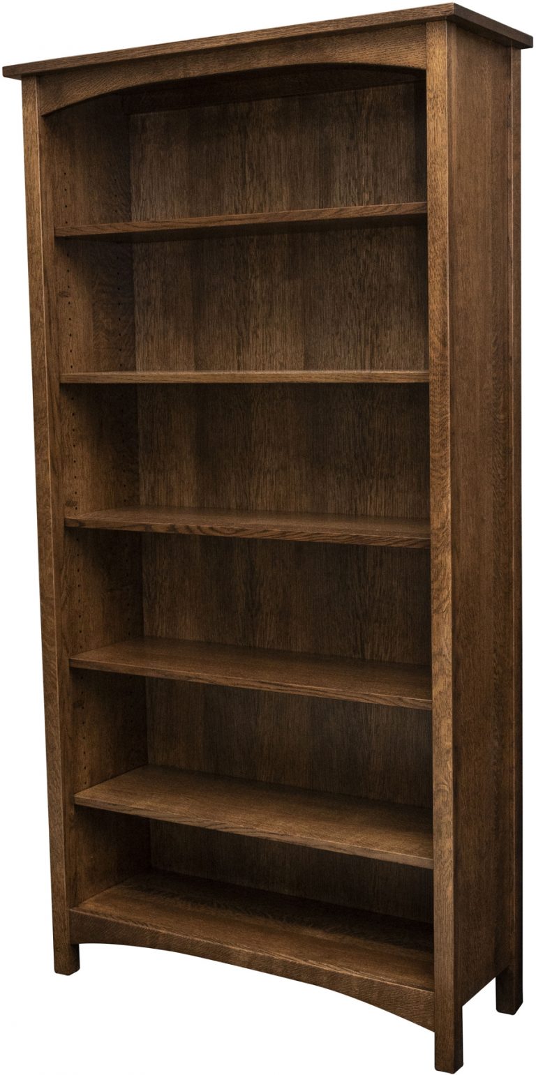 Amish Post Mission Adjustable Shelf Bookcase