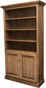 Traditional Two Door Bookcase