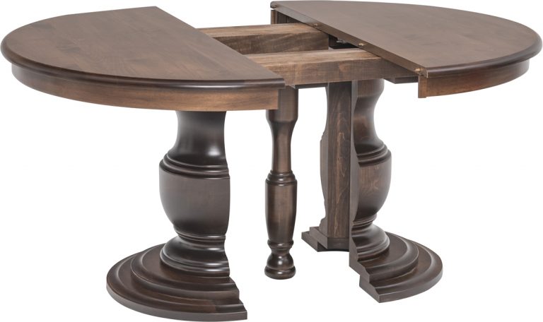 Amish Ziglar Split Pedestal Dining Table