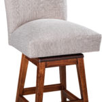 Trenton Hardwood Swivel Bar Stool