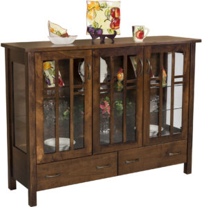 Amish Made Curio Cabinets