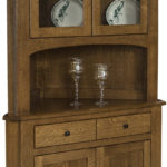 Boulder Creek Hardwood Corner Hutch