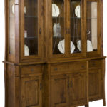 Candice Leaded Glass Hutch