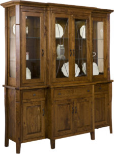 Candice Leaded Glass Hutch