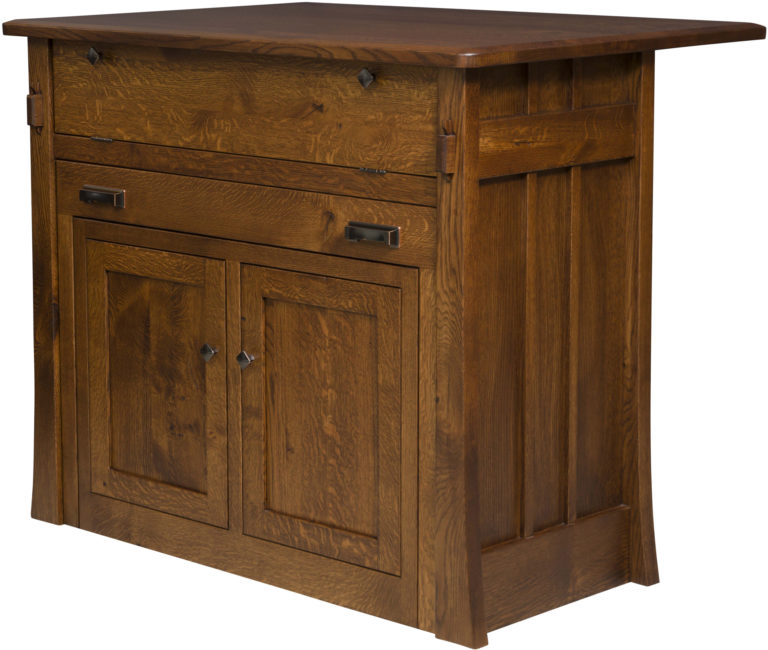 Amish Grant Frontier Island Cabinet