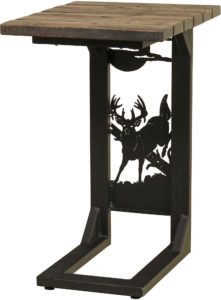 Rustic Whitetail Deer Sofa Server