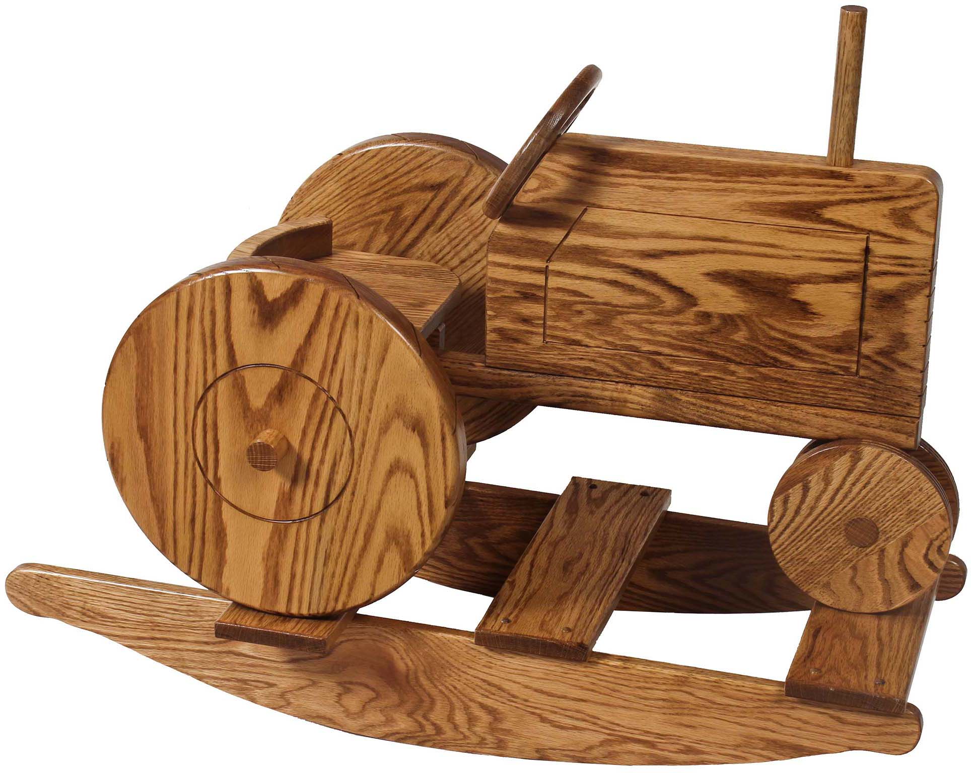 Oak Tractor Rocker | Oak Tractor Rocker by Weaver Furniture Sales