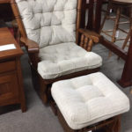 Giselle Glider Ottoman Set Ready for Pick Up