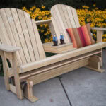 Treated Pine Double Adirondack Glider